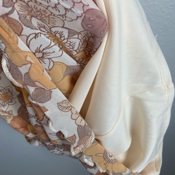 NWOT - FLORAL DRESS - FALL TONES - FOREVER 21 - NEVER WORN / NEW - Picture 13 of 14